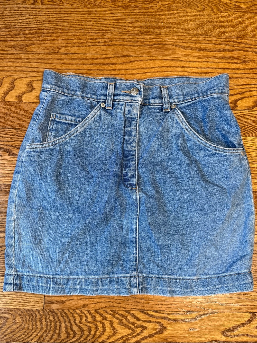 Vintage 80s/90s Byblos Made in Italy Denim Mini Skirt - Size IT 42 (US 4/6)